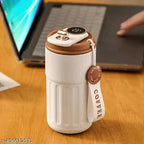 Coffee Travel Mug, Insulated Coffee Cup with Leakproof Lid, Vacuum Insulation Stainless Steel  for Hot Cold Coffee, Water, and Tea, Thermal Mug with Non-Slip Protective Cover