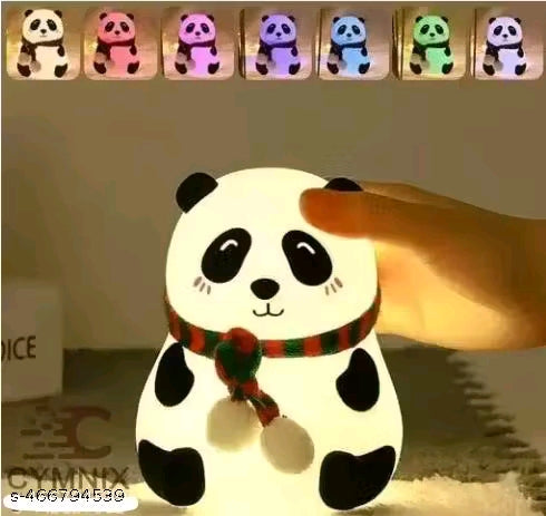 FASTIC Cute Panda,USB Rechargeable, 7-Colors Changing Light, Room Decor Night Lamp  (White)