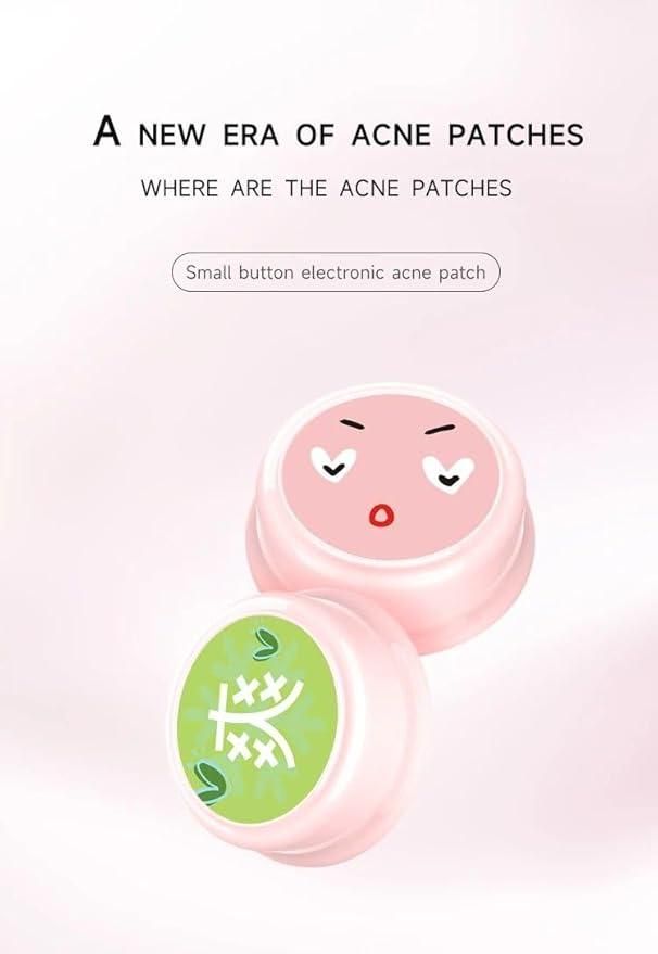 Electric Acne Patches for Face Treatment, White