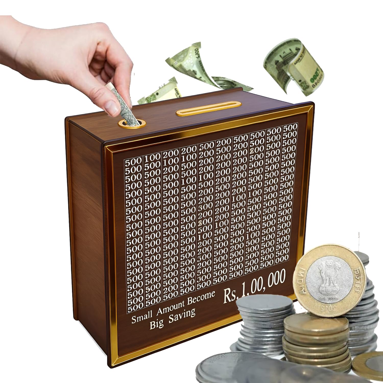 Savings Challenge Piggy Bank