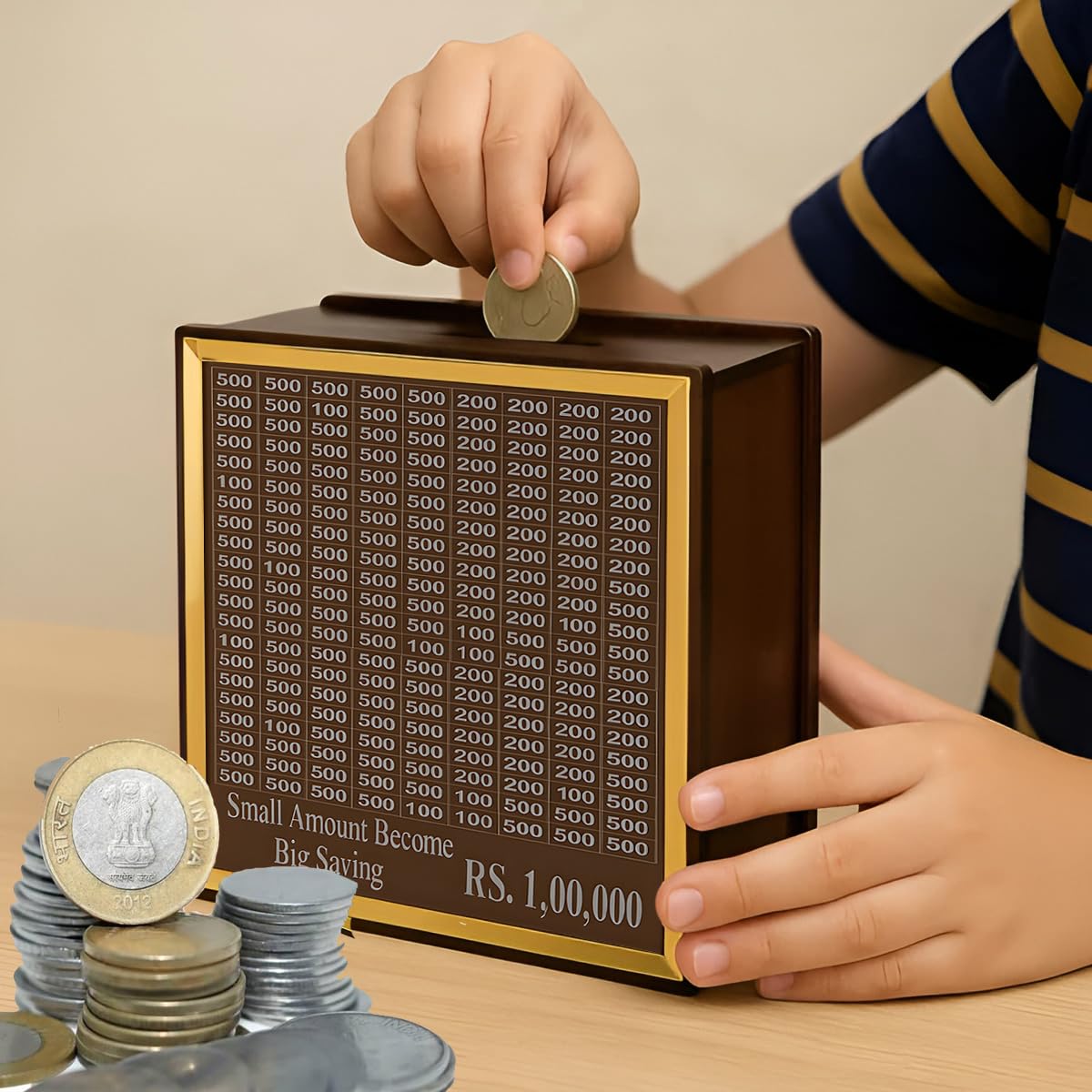 Savings Challenge Piggy Bank