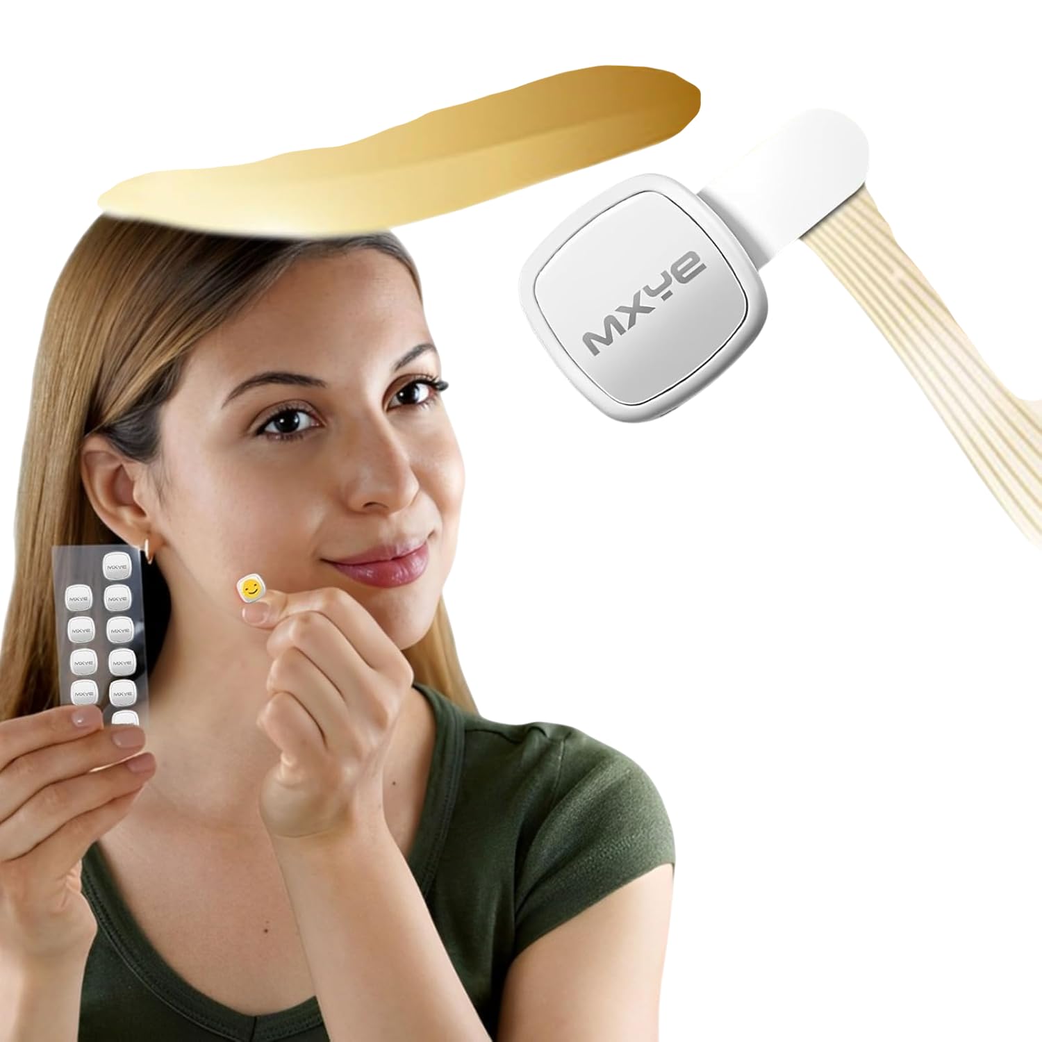 Electric Acne Patches for Face Treatment, White